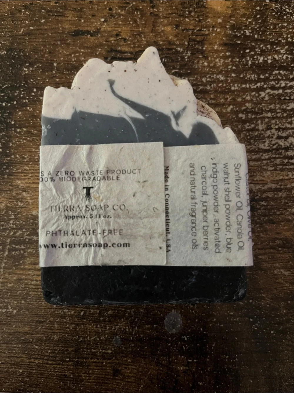 Stormy Weather Soap - Black & Cream
